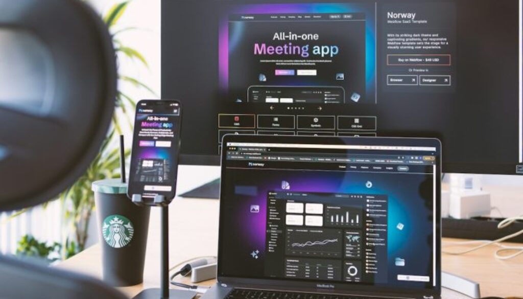 Introducing the exceptional design of the Norway Webflow app template, where you can create a visually stunning user experience with its eye-catching dark theme and captivating gradients. Ajourney of digital marvels, symphony of design and technology, crafted with devotion in the realm of Webflow. This is a showcase for one of our Websites templates named #Norway, build in Webflow, sits beautifuly in cross-devices such as Macbook, iPhone, 4K Lg Monitor.
